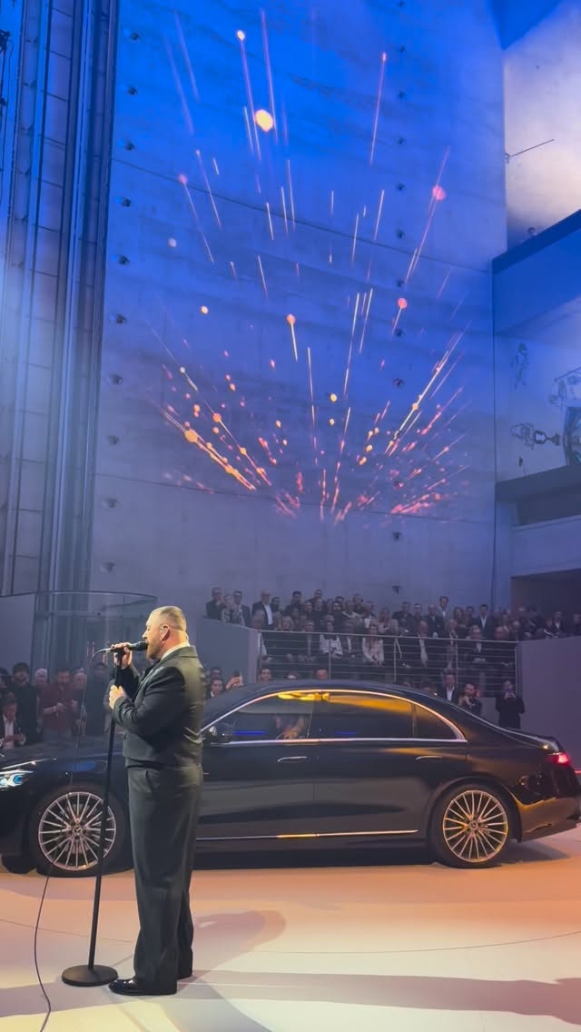 I thought seeing the new S-Class and celebrating 140 years of innovation was emotional enough, but Sam Smith live was ab