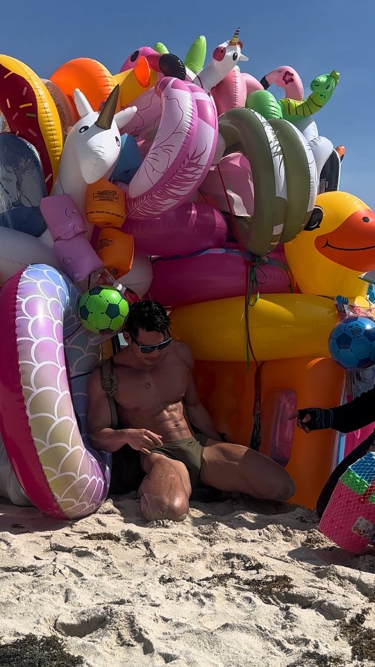 I thought it looked easy… until I tried walking with it 😅🛟