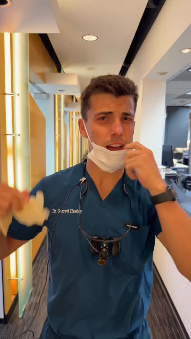 Me otw to tell you you’re bleeding because you’re not flossing