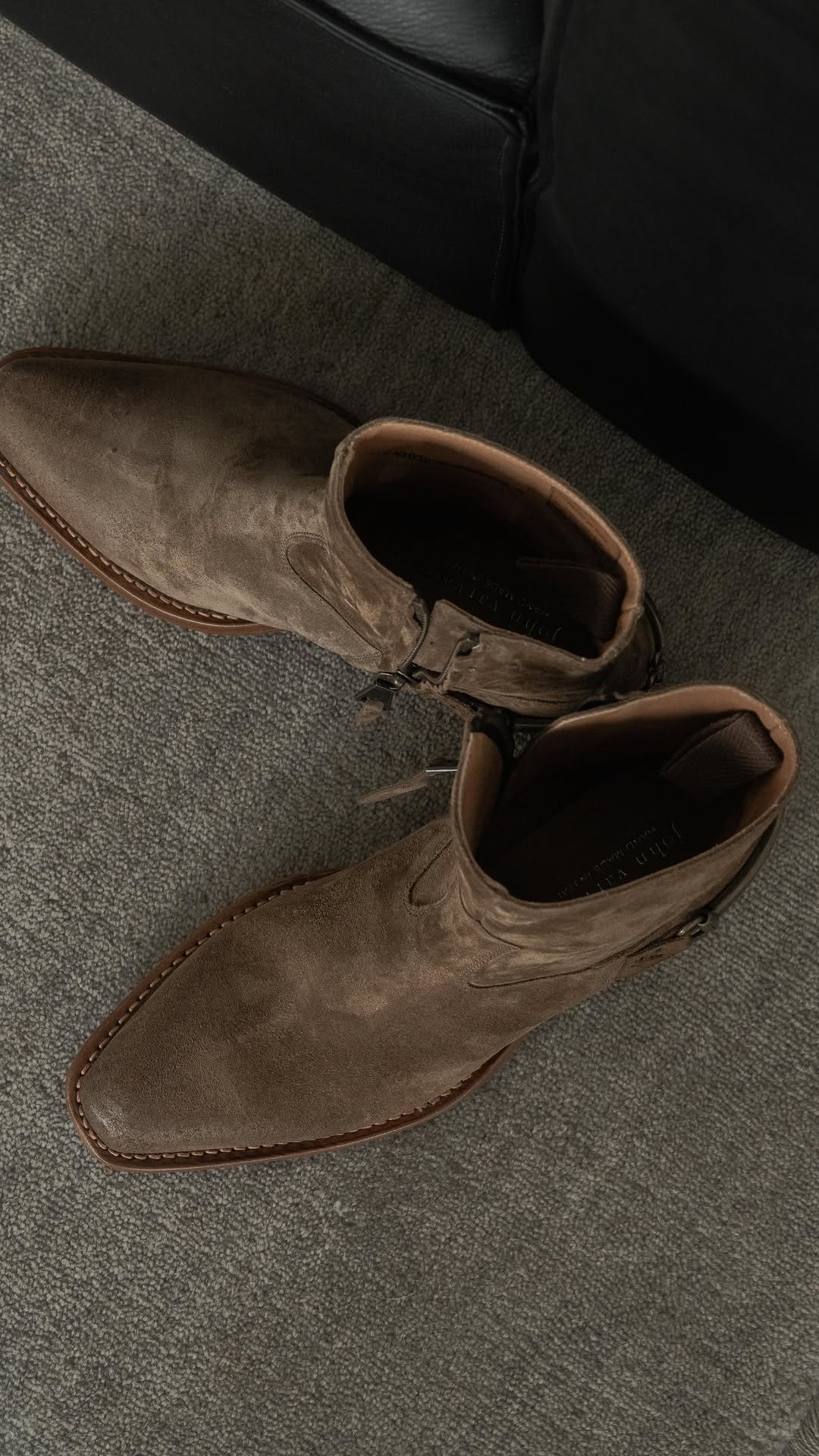 New boots from My third pair from the brand and never disappoint. Hit my stories for a link.