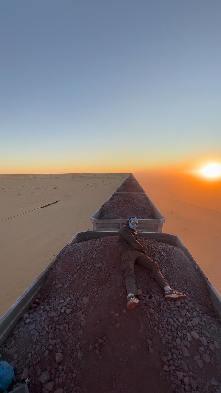 Iron train of mauritania