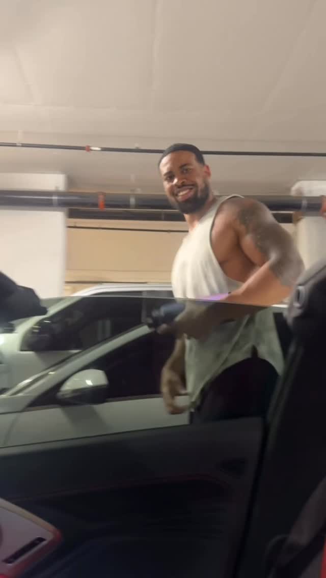 Car is literally on the floor