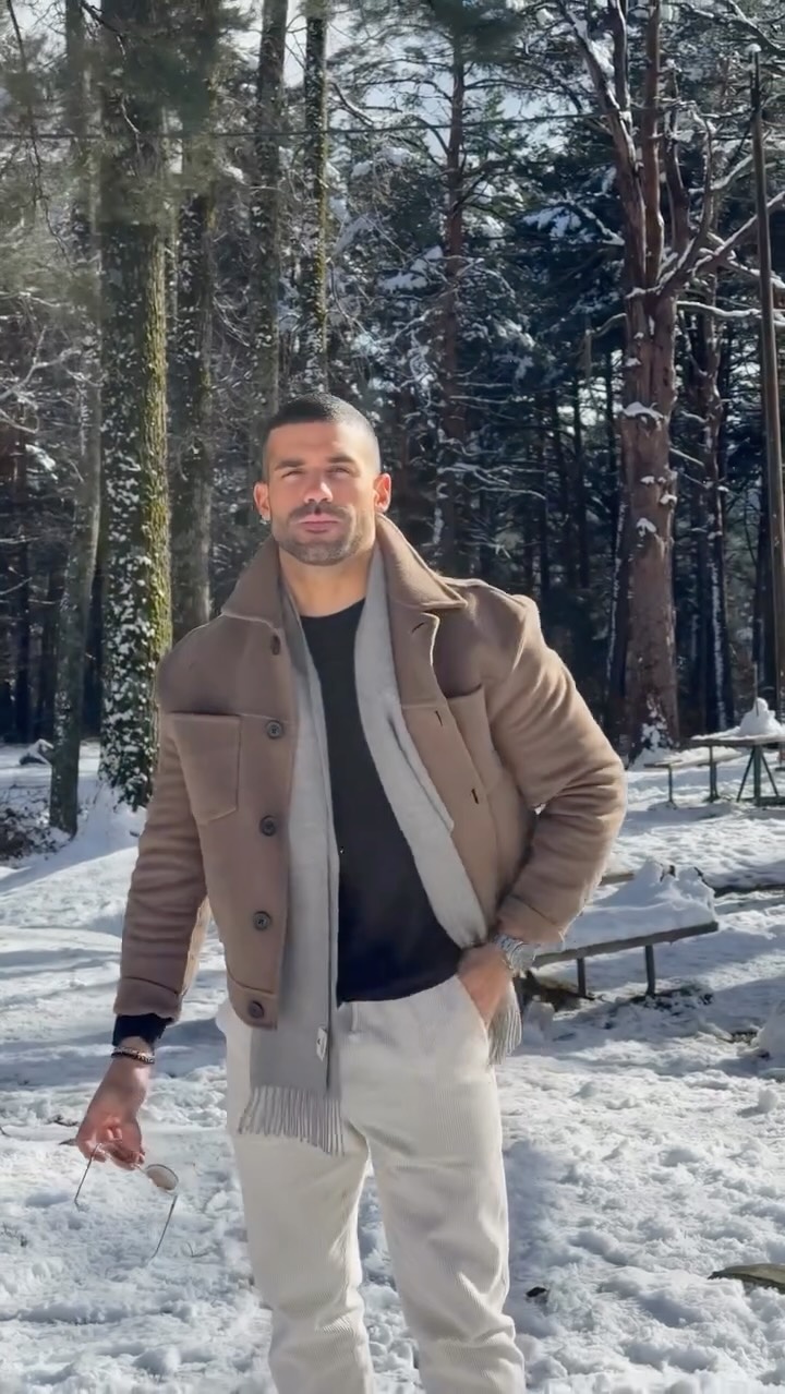 Finalmente nevó en Madrid.