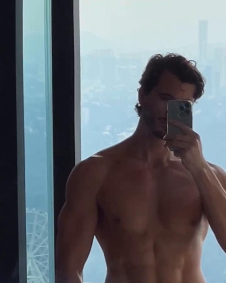 CDMX skyline in the back